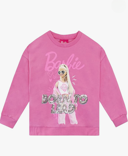 Barbie Felpa con Paillettes per Bambina