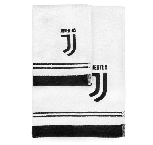 JUVENTUS ASCIUGAMANI SPUGNA F.C SET 1+1 60X100 / 40X60