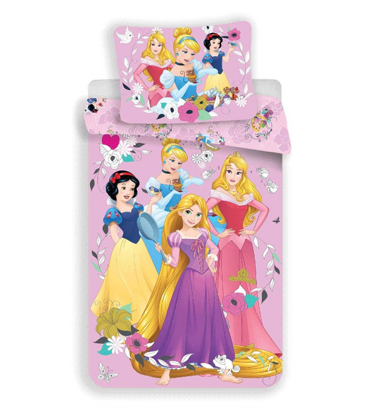 Disney Princesses - Parure copripiumino Singolo 140 x 200 cm