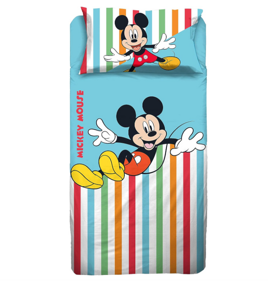 Set Lenzuolo Letto Singolo  Mickey Mouse