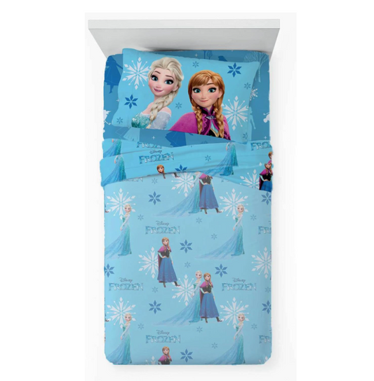 Set Lenzuolo Letto Singolo Frozen