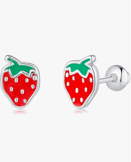 TIZU Orecchini in argento 925 Fragola