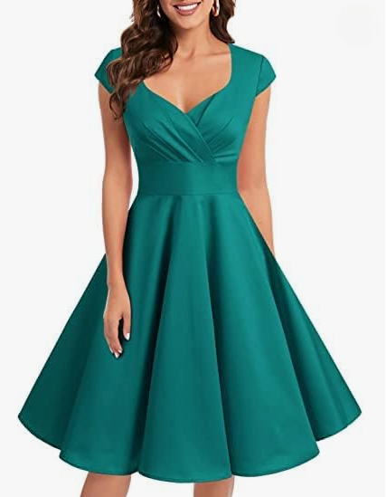 Bbonlinedress Abito manica corta (anni '50 -'60) per donna