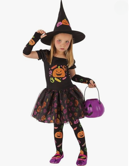 Costume Strega Candy per Bambina