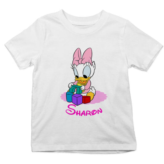 T shirt bambina personalizzata con nome baby paperina