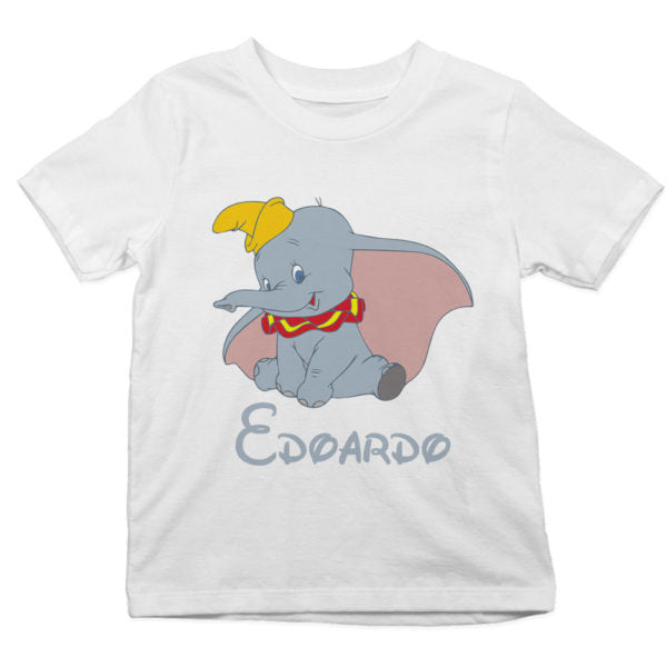 T shirt bambino personalizzata con nome dumbo