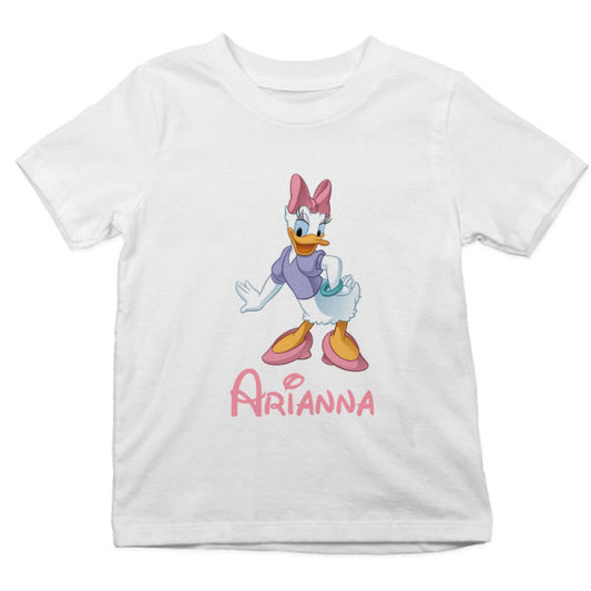 T shirt bambina personalizzata con nome paperina